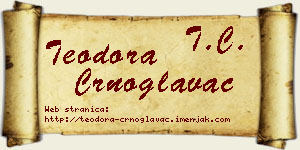 Teodora Crnoglavac vizit kartica